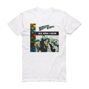 Svenne Rubins Sex Mn I Skor Album Cover T-Shirt White