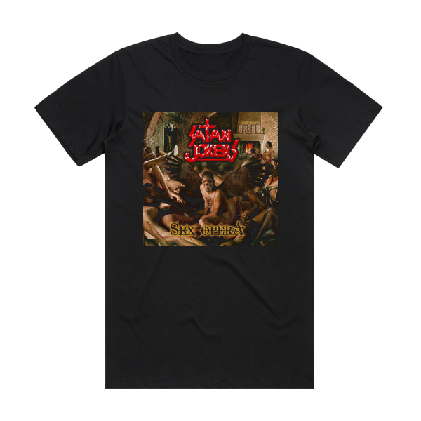 Satan Jokers Sex Opra Album Cover T-Shirt Black