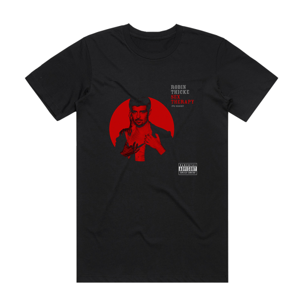 Robin Thicke Sex Therapy Album Cover T-Shirt Black