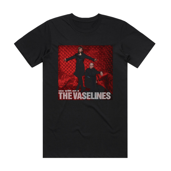 The Vaselines Sex With An X Album Cover T-Shirt Black