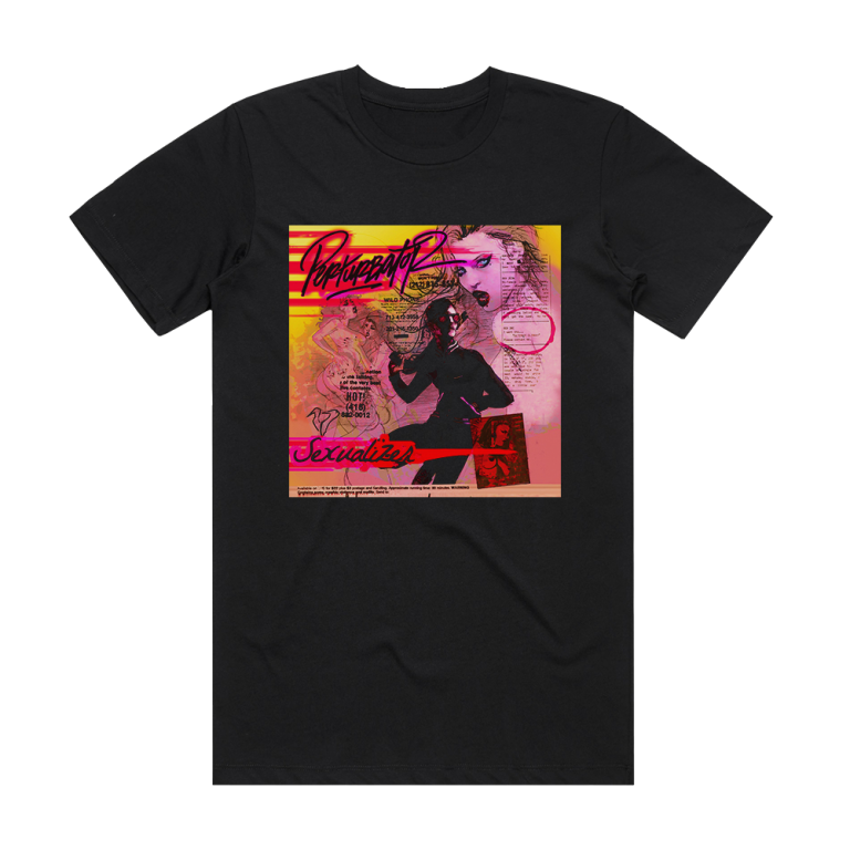 Perturbator Sexualizer Album Cover T-Shirt Black – ALBUM COVER T-SHIRTS