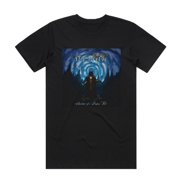 Pythia Shadows Of A Broken Past Album Cover T-Shirt Black