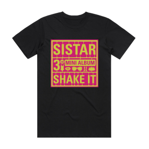 Sistar Shake It Album Cover T-Shirt Black