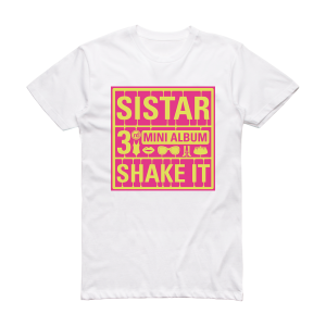 Sistar Shake It Album Cover T-Shirt White
