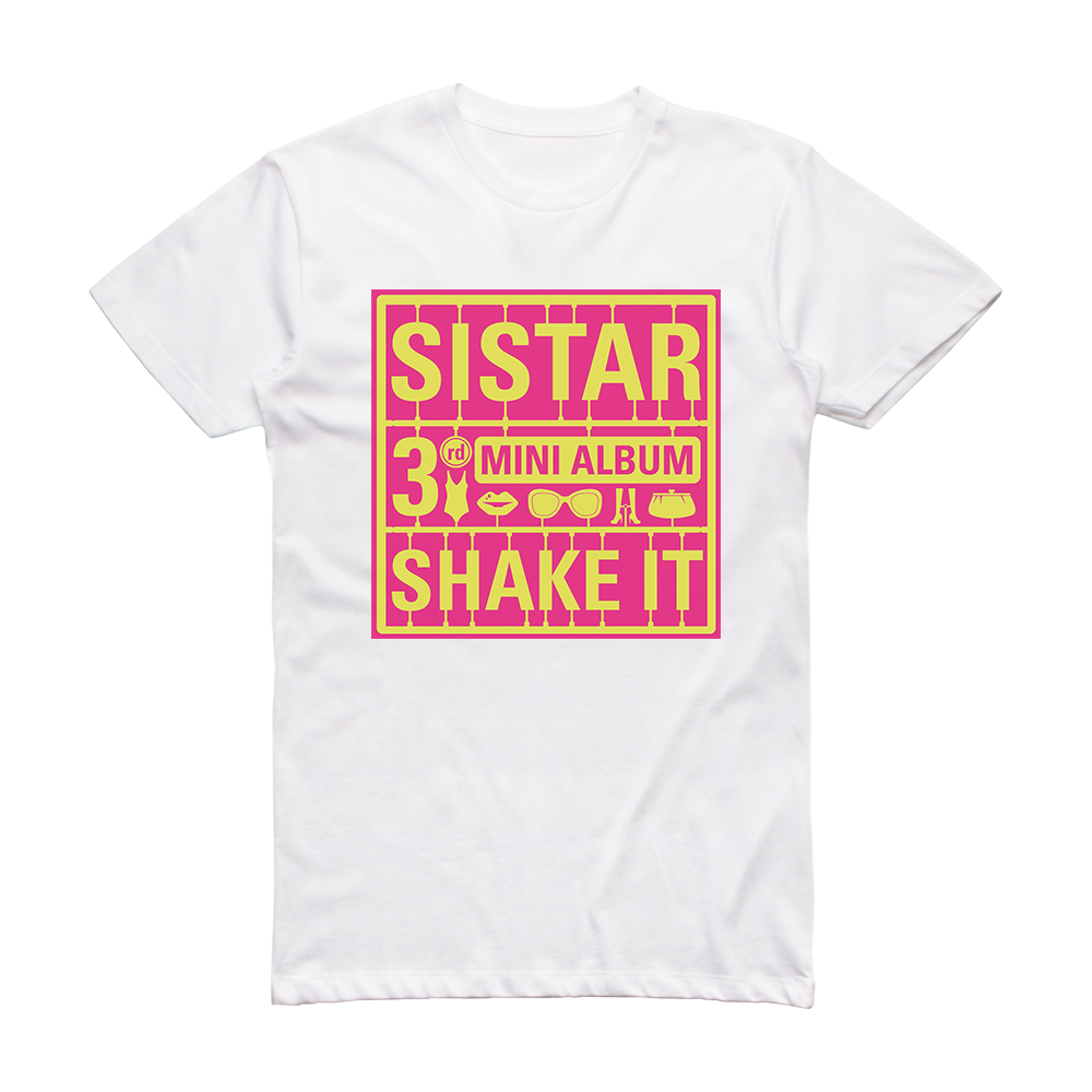 Sistar Shake It Album Cover T-Shirt White