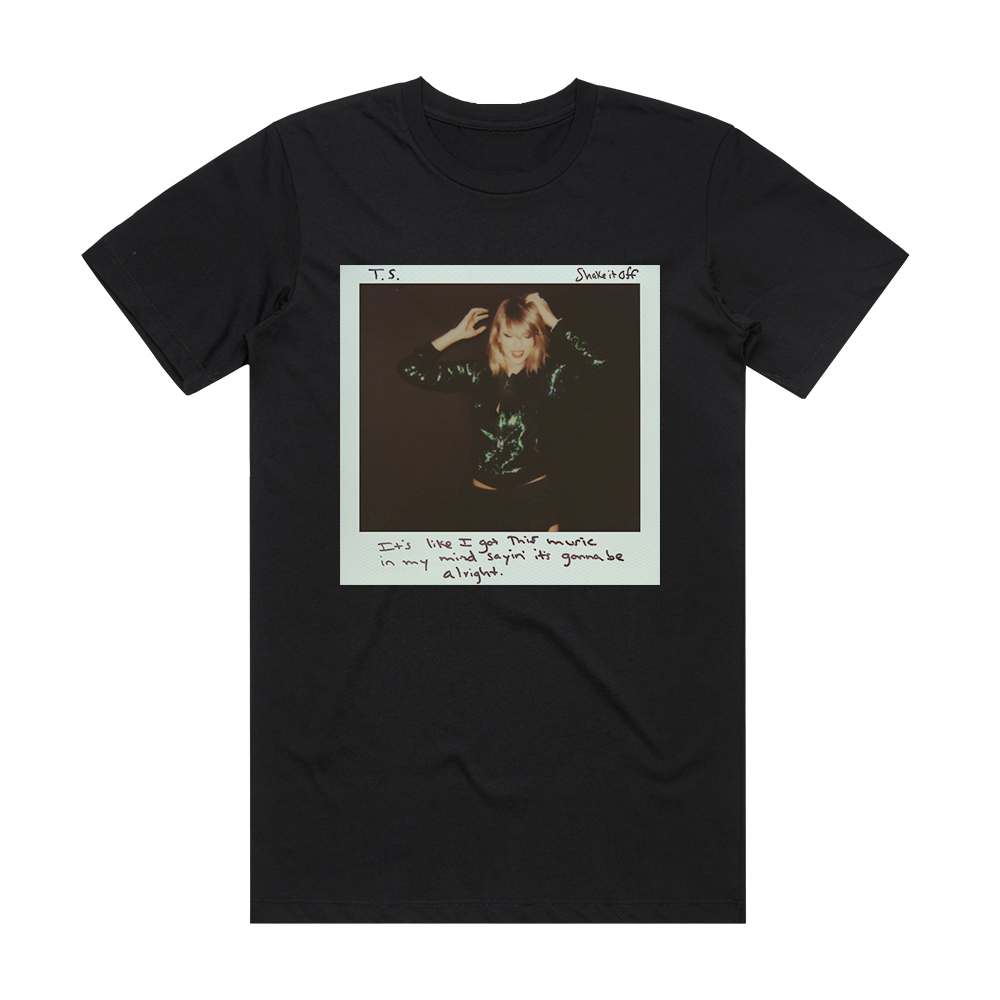 Taylor Swift Shake It Off Album Cover T-Shirt Black – ALBUM COVER T-SHIRTS