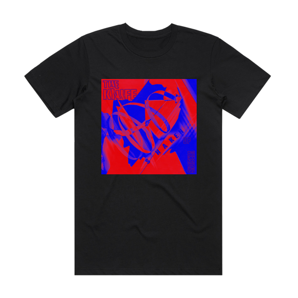 The Knife Shaken Up Versions Album Cover T-Shirt Black