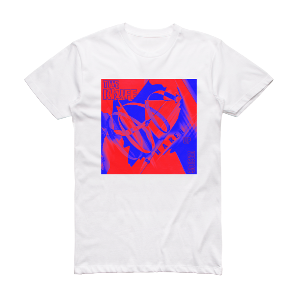 The Knife Shaken Up Versions Album Cover T-Shirt White