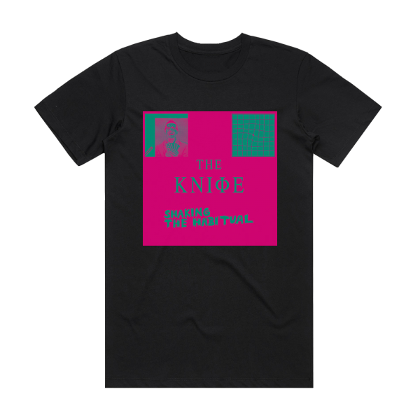 The Knife Shaking The Habitual 1 Album Cover T-Shirt Black