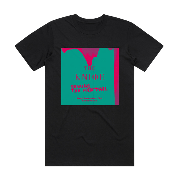 The Knife Shaking The Habitual 2 Album Cover T-Shirt Black