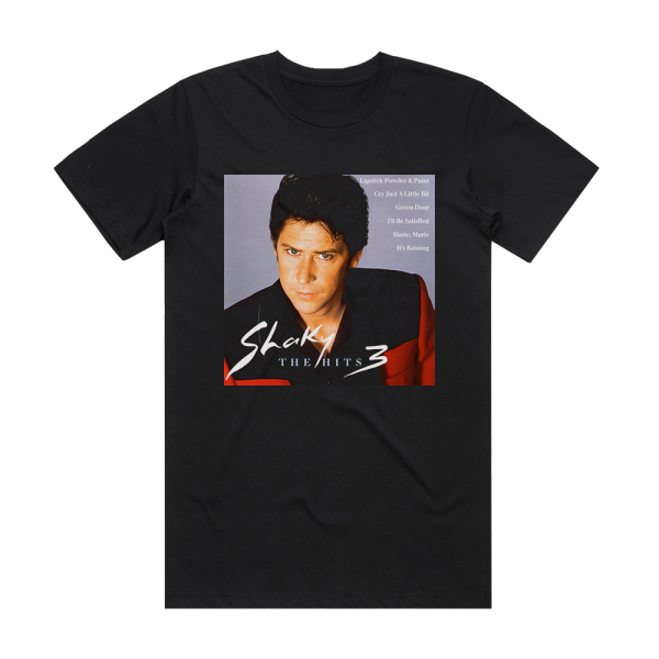 Shakin Stevens Shaky 1 Album Cover T-Shirt Black