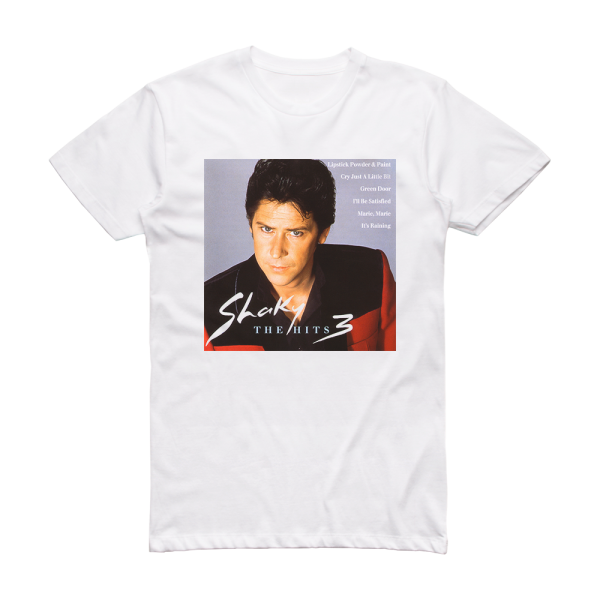 Shakin Stevens Shaky 1 Album Cover T-Shirt White