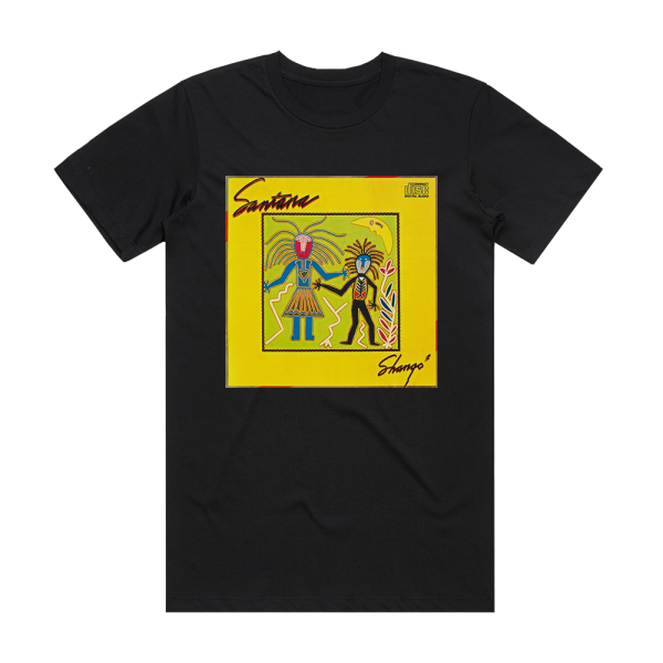 Santana Shang 1 Album Cover T-Shirt Black