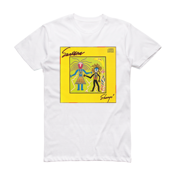 Santana Shang 1 Album Cover T-Shirt White