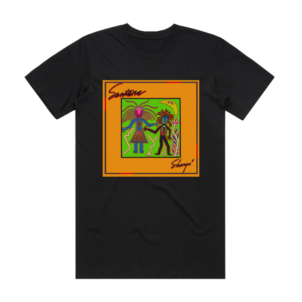 Santana Shang 2 Album Cover T-Shirt Black