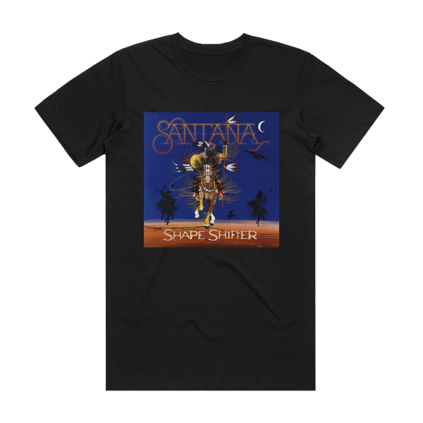 Santana Shape Shifter Album Cover T-Shirt Black