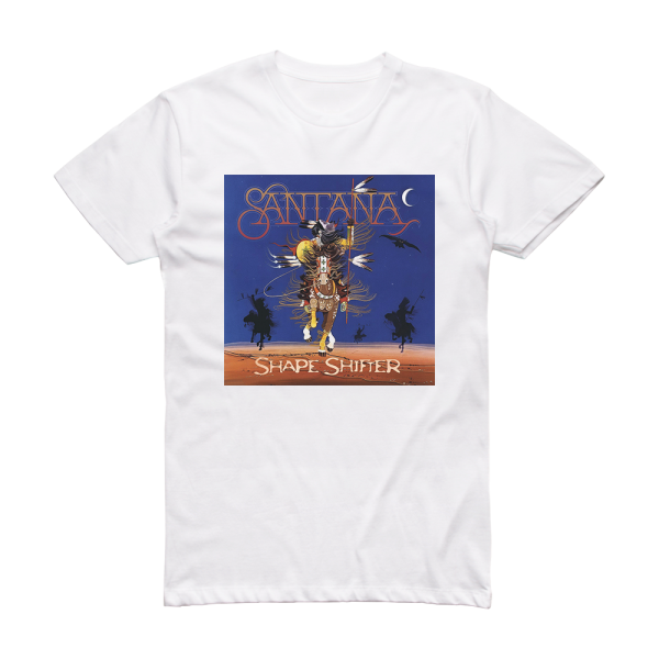 Santana Shape Shifter Album Cover T-Shirt White