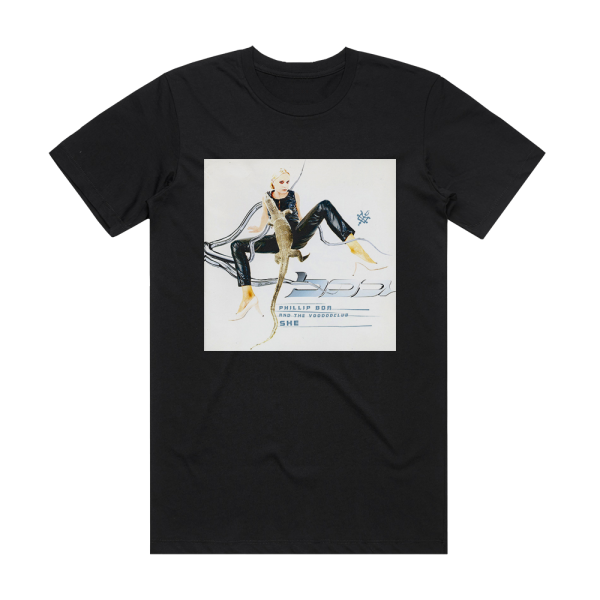 Phillip Boa and The Voodooclub She Album Cover T-Shirt Black