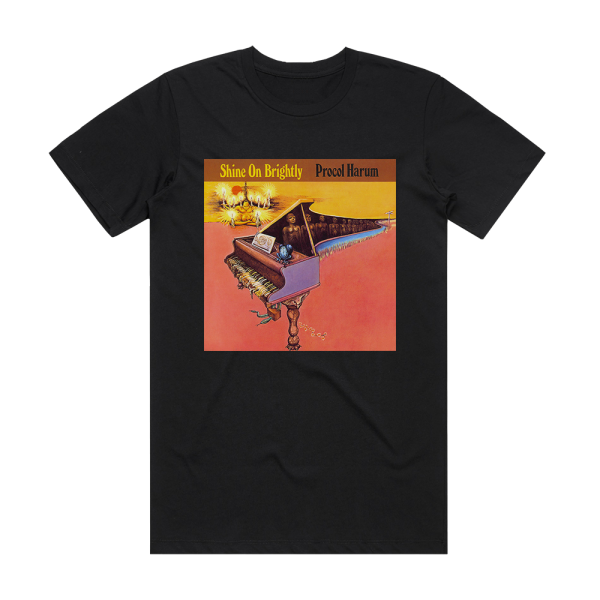 Procol Harum Shine On Brightly 1 Album Cover T-Shirt Black