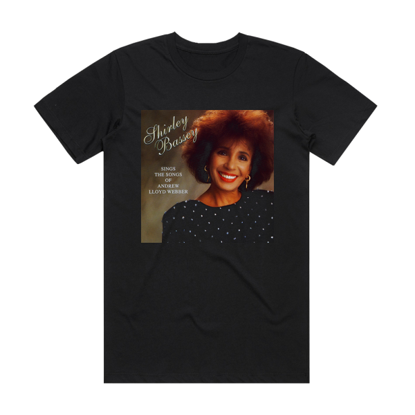 Shirley Bassey Shirley Bassey Sings The Songs Of Andrew Lloyd Webber Album Cover T-Shirt Black