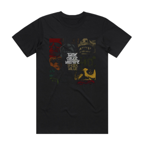 Twelve Gauge Valentine Shock Value Album Cover T-Shirt Black