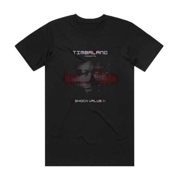 Timbaland Shock Value Ii 1 Album Cover T-Shirt Black