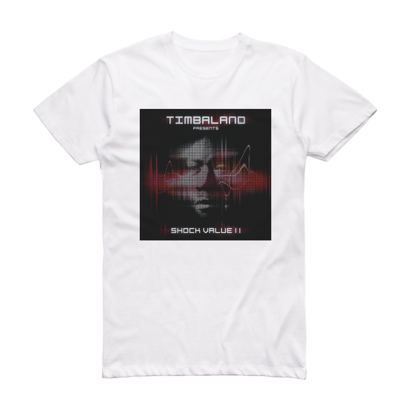 Timbaland Shock Value Ii 1 Album Cover T-Shirt White