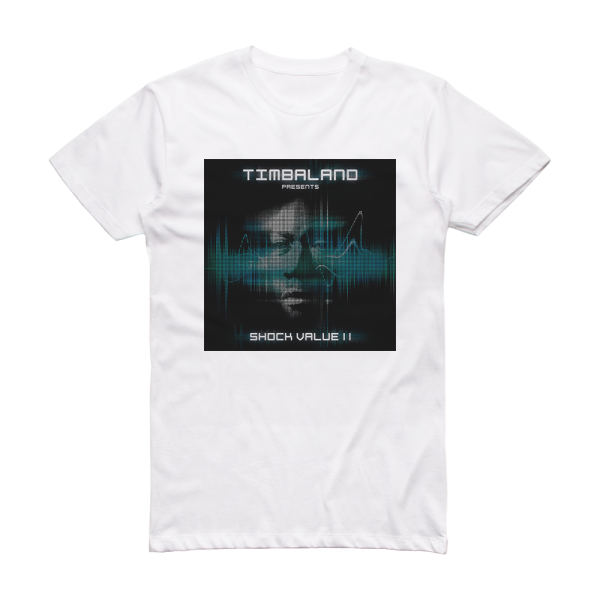 Timbaland Shock Value Ii 2 Album Cover T-Shirt White