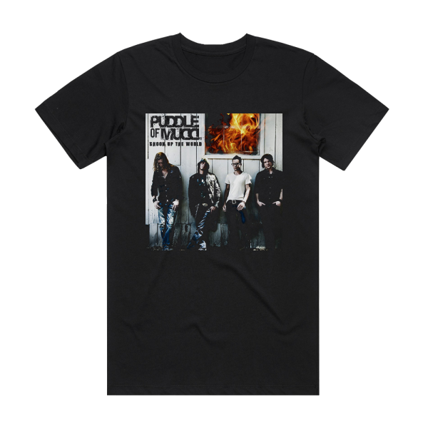 Puddle of Mudd Shook Up The World Album Cover T-Shirt Black