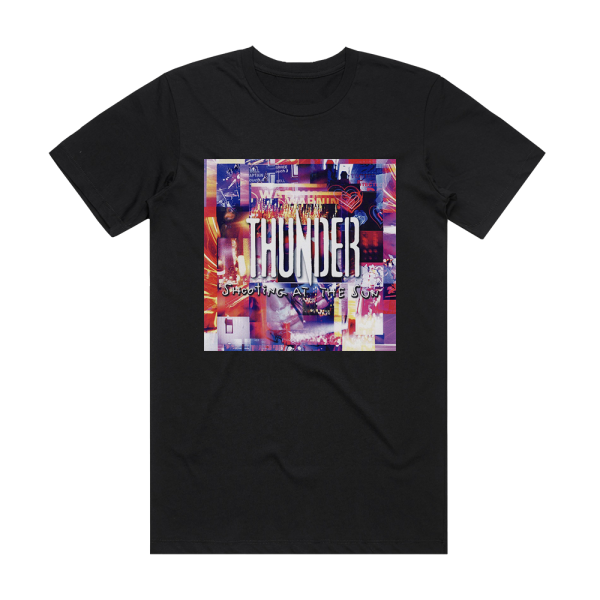 Thunder Shooting At The Sun 1 Album Cover T-Shirt Black