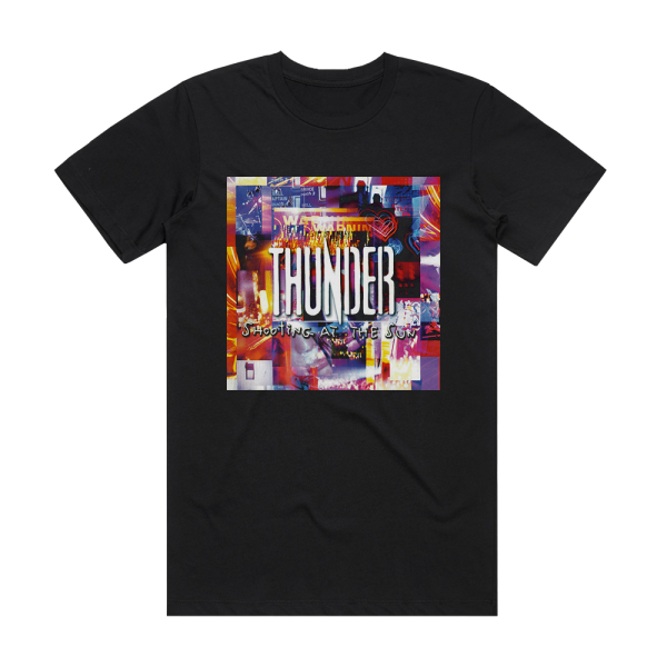 Thunder Shooting At The Sun 2 Album Cover T-Shirt Black