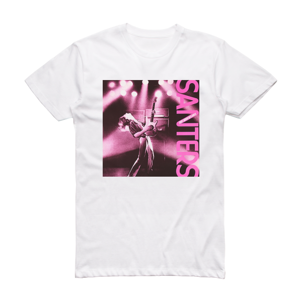Santers Shot Down In Flames Album Cover T-Shirt White