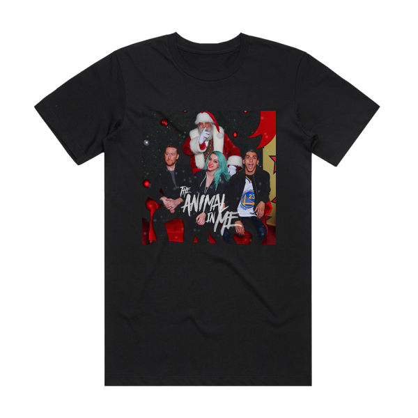 The Animal in Me Shouldnt Wait For The Holidays Album Cover T-Shirt Black