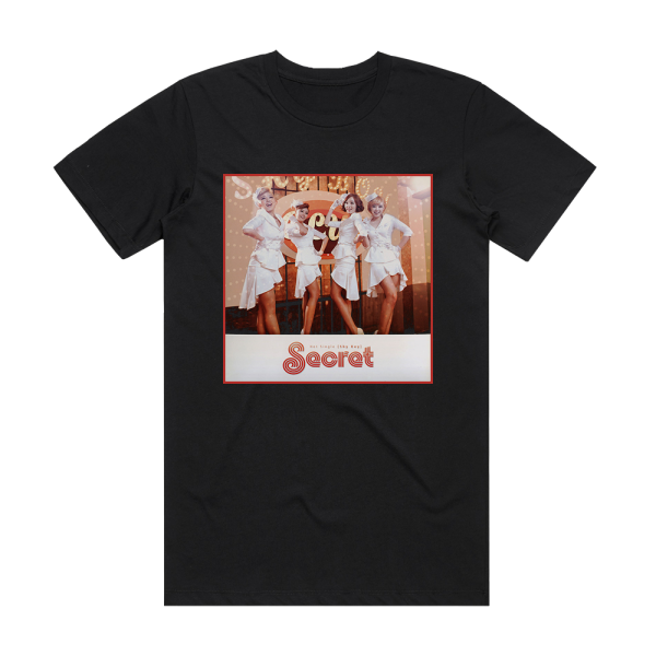 Secret Shy Boy Album Cover T-Shirt Black