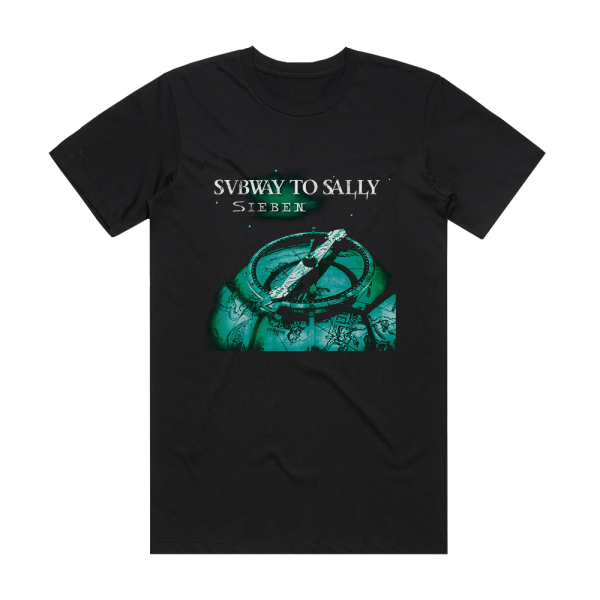 Subway to Sally Sieben Album Cover T-Shirt Black