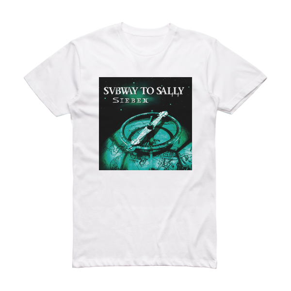 Subway to Sally Sieben Album Cover T-Shirt White