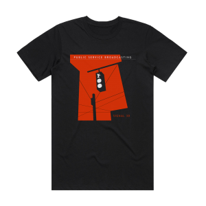 Public Service Broadcasting Signal 30 Album Cover T-Shirt Black