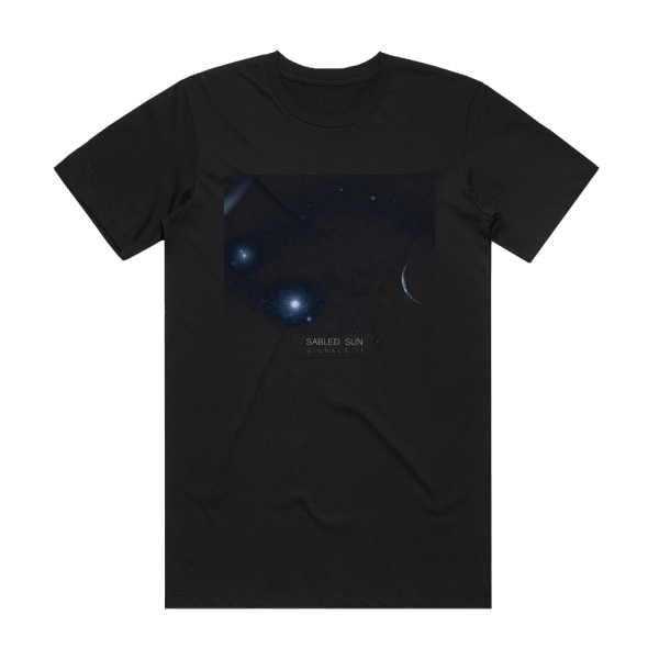 Sabled Sun Signals Ii Album Cover T-Shirt Black