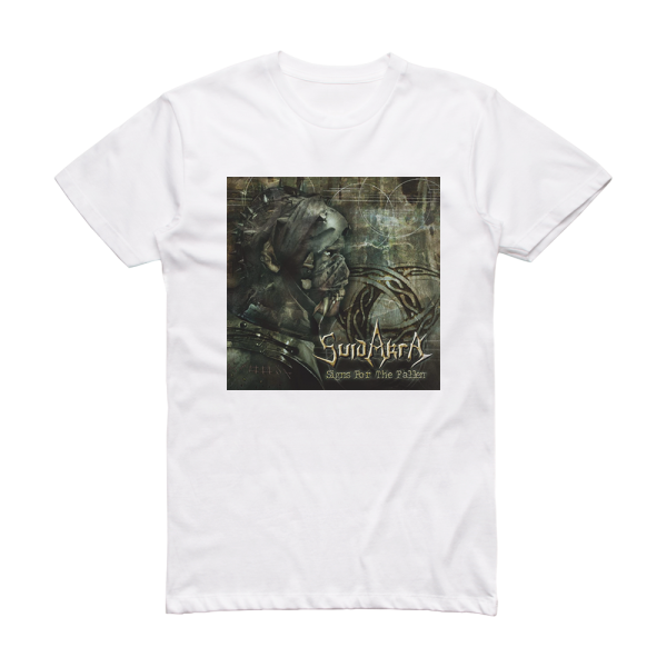 Suidakra Signs For The Fallen Album Cover T-Shirt White