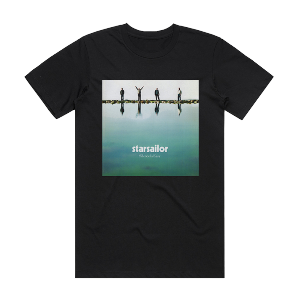 Starsailor Silence Is Easy Album Cover T-Shirt Black