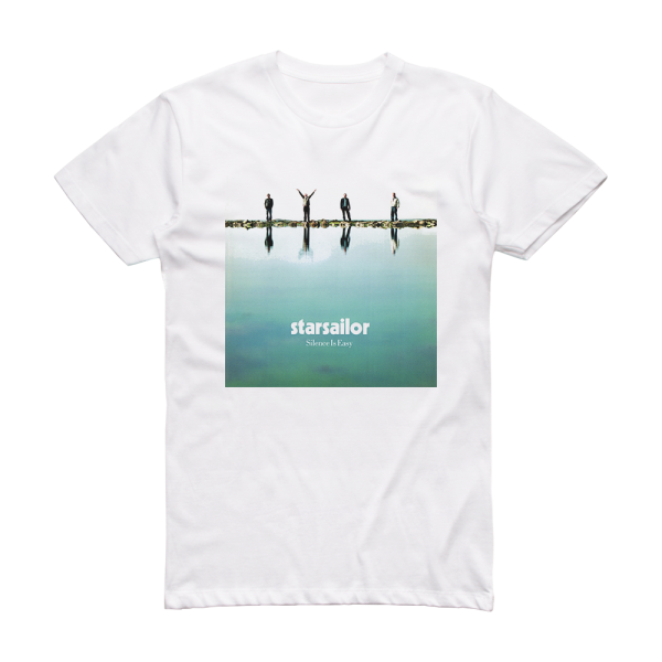 Starsailor Silence Is Easy Album Cover T-Shirt White