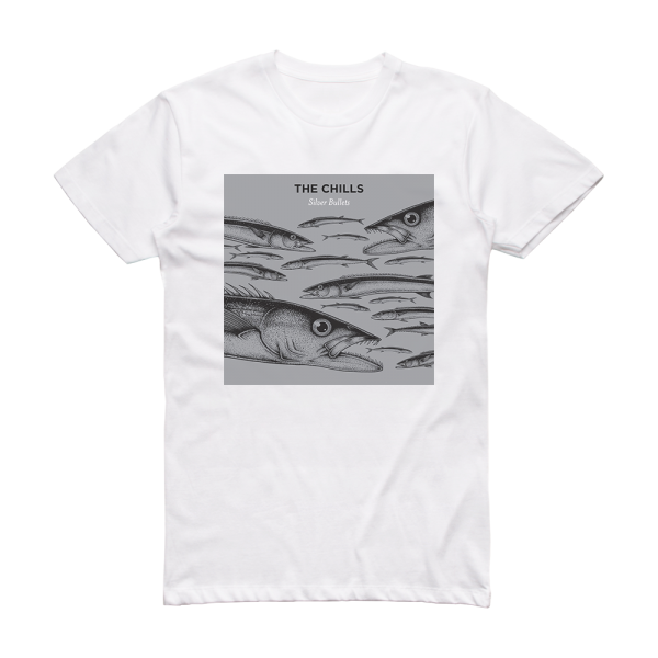 The Chills Silver Bullets Album Cover T-Shirt White