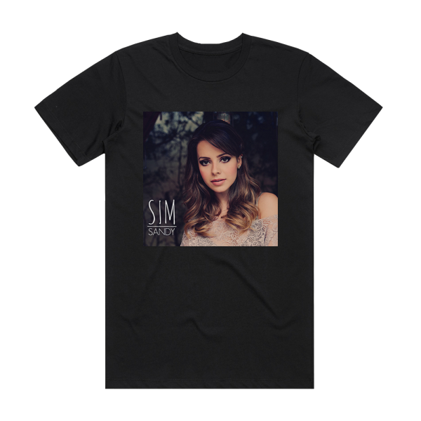 Sandy Sim Album Cover T-Shirt Black