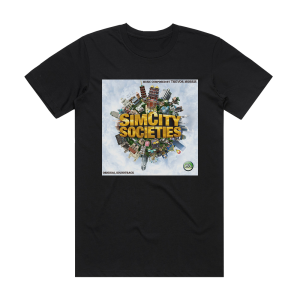 Trevor Morris Simcity Societies Album Cover T-Shirt Black