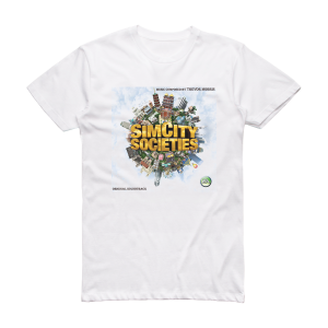 Trevor Morris Simcity Societies Album Cover T-Shirt White