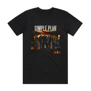 Simple Plan Simple Plan 1 Album Cover T-Shirt Black