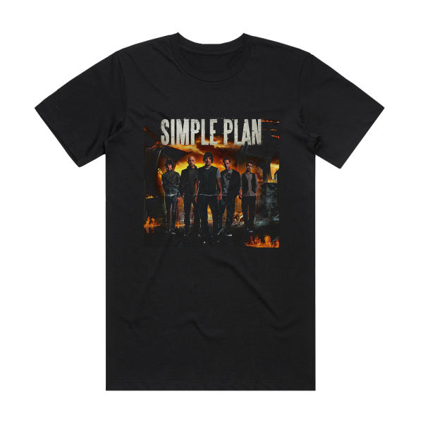 Simple Plan Simple Plan 1 Album Cover T-Shirt Black