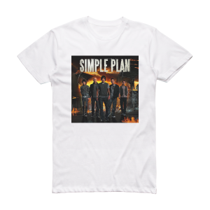 Simple Plan Simple Plan 1 Album Cover T-Shirt White