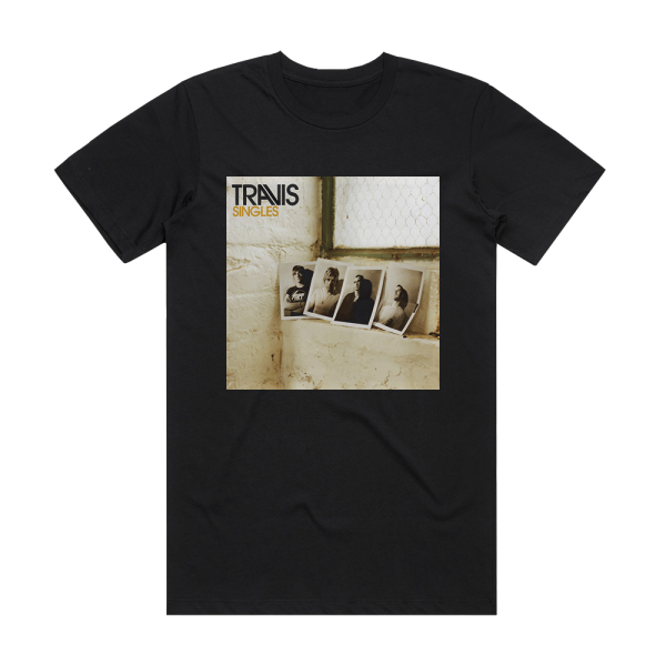 Travis Singles Album Cover T-Shirt Black