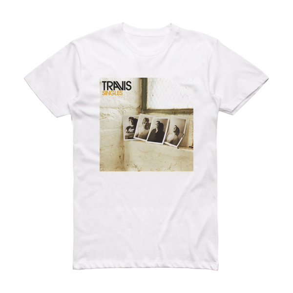 Travis Singles Album Cover T-Shirt White